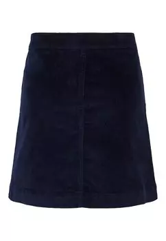 Мини-юбка PCRILLO SKIRT Pieces, темно-синий