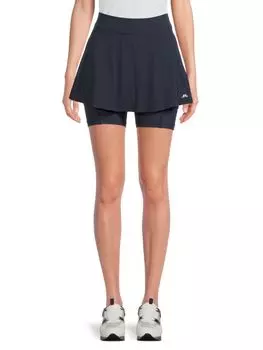 Мини-юбка Petra с логотипом J.Lindeberg, темно-синий