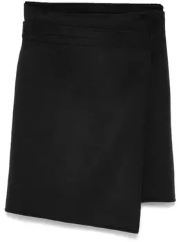 Мини-юбка Philosophy Di Lorenzo Serafini с запахом, серый