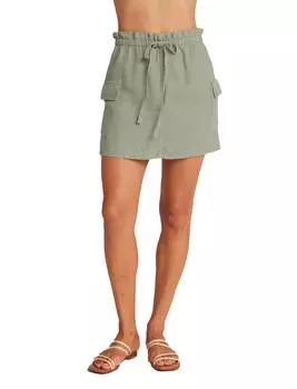 Мини-юбка Posey Cargo в цвете Aloe Vera Green Bella Dahl