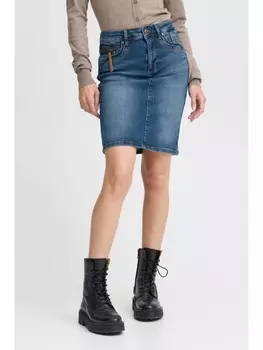 Мини-юбка PULZ Jeans Jeans, синий