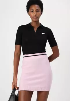 Мини-юбка pure cashmere, розовый