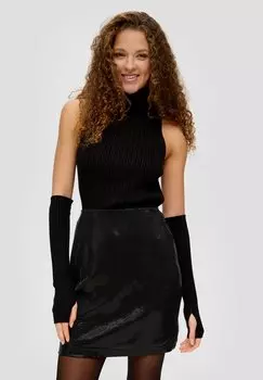 Мини-юбка QS, черный