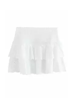 Мини-юбка REGULAR FIT-RARA - A-line skirt Next, белый