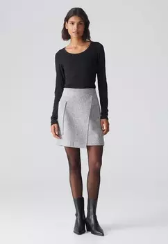 Мини-юбка ROANI Opus, серый