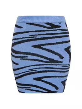 Мини-юбка ROCKEASY, синий