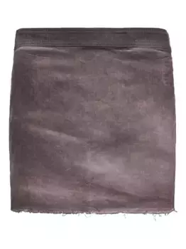 Мини-юбка с бахромой Rick Owens DRKSHDW, черный