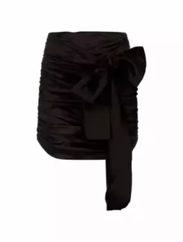 Мини-юбка с драпировкой Dolce&Gabbana, черный