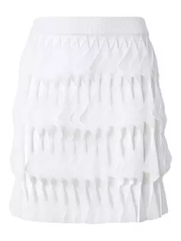 Мини-юбка с геометрическим узором Missoni, белый