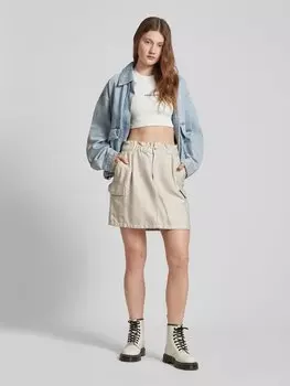 Мини-юбка с карманами-карго Tom Tailor Denim, песочный