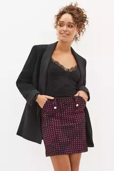 Мини-юбка с карманом Next, черный