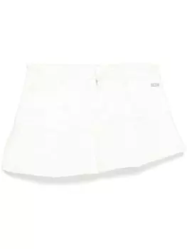 Мини-юбка с логотипом GCDS, серый