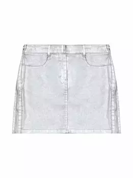 Мини-юбка с металлическим эффектом Givenchy