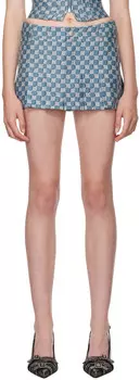 Мини-юбка с монограммой для школы MISBHV