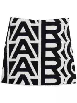 Мини-юбка с монограммой Marc Jacobs, белый