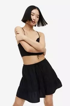 Мини-юбка с оборками H&M