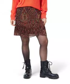 Мини-юбка с принтом ESQUALO, цвет print