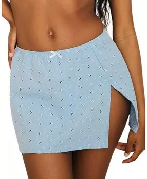 Мини-юбка с разрезом Dippin' Daisy's Charmed, синий