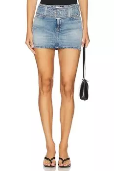 Мини-юбка с ремнем Laurie Grlfrnd, beverly blvd