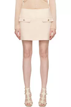 Мини-юбка с розовыми накладными карманами TOM FORD