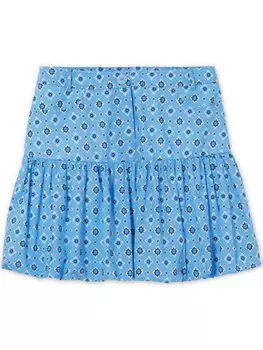 Мини-юбка с узором Claudie Pierlot, синий