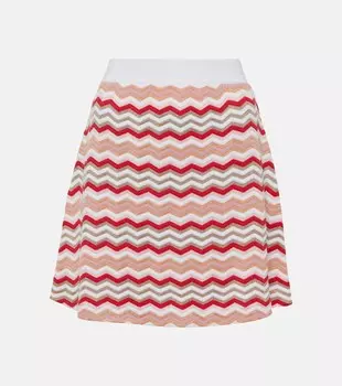 Мини-юбка с узором zig zag Missoni, черный