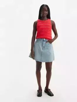 Мини-юбка с воланами Levi's, синий