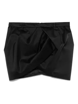 Мини-юбка с запахом N21, черный