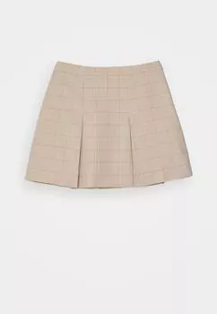 Мини-юбка Sarah Carreaux Claudie Pierlot, бежевый