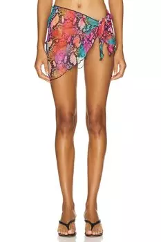 Мини-юбка-саронг Luli Fama, multicolor