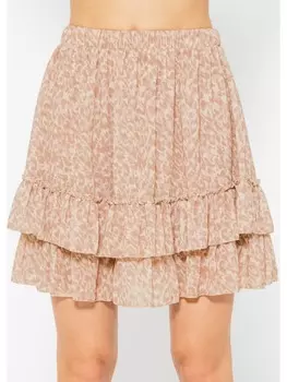 Мини-юбка SASSYCLASSY, бежевый