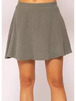 Мини-юбка SASSYCLASSY, хаки