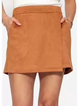Мини-юбка SASSYCLASSY, коричневый