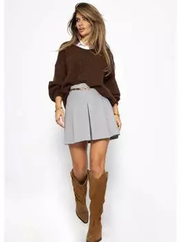 Мини-юбка SASSYCLASSY, серый