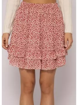 Мини-юбка SASSYCLASSY Volants, розовый