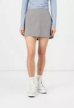 Мини-юбка SCARLETT Abercrombie & Fitch, темно-синий