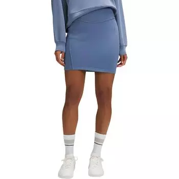 Мини-юбка Scuba Series, повседневная короткая юбка для женщин Lululemon, Eucalyptus Green/GREU