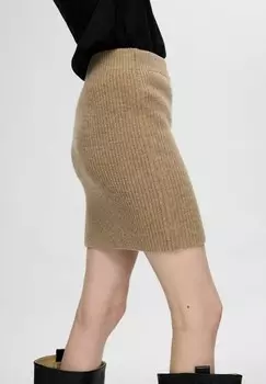 Мини-юбка Selected Femme, светло-зеленый