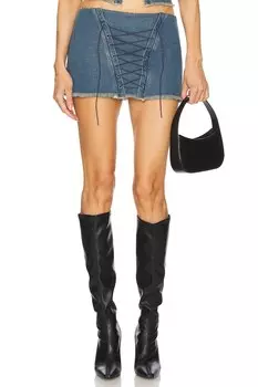 Мини-юбка Selma Loba, indigo