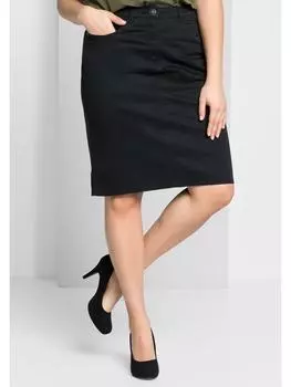 Мини-юбка sheego, черный