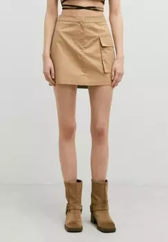 Мини-юбка SHERYL EDITED, коричневый