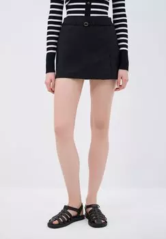 Мини-юбка SHORT - A-line skirt adL, черный