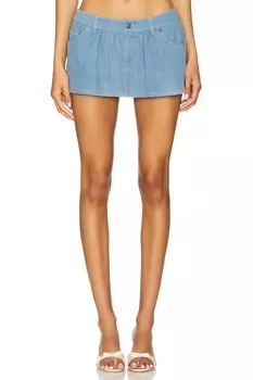 Мини-юбка-шорты Charlette от Lovers And Friends, light indigo