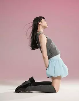 Мини-юбка Sister Jane с подолом-пузырьком светло-голубого цвета