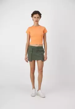 Мини-юбка SKIRT Denim Project, зеленый