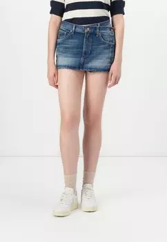 Мини-юбка SKIRT - Denim skirt Replay, темно-синий