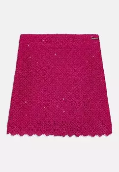 Мини-юбка Skirt Michael Kors Kids, цвет fuxia