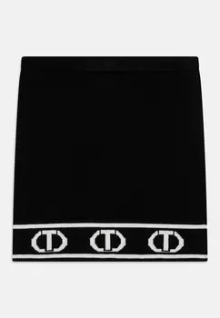 Мини-юбка SKIRT TWINSET, черный