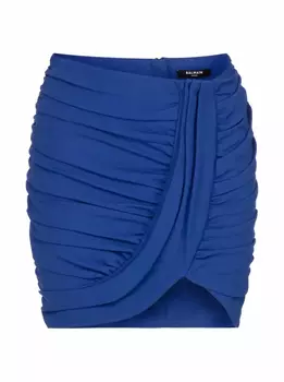 Мини-юбка со сборками Balmain
