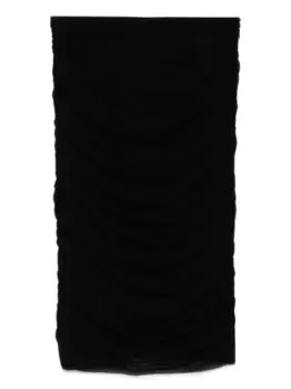 Мини-юбка со сборками Federica Tosi, черный